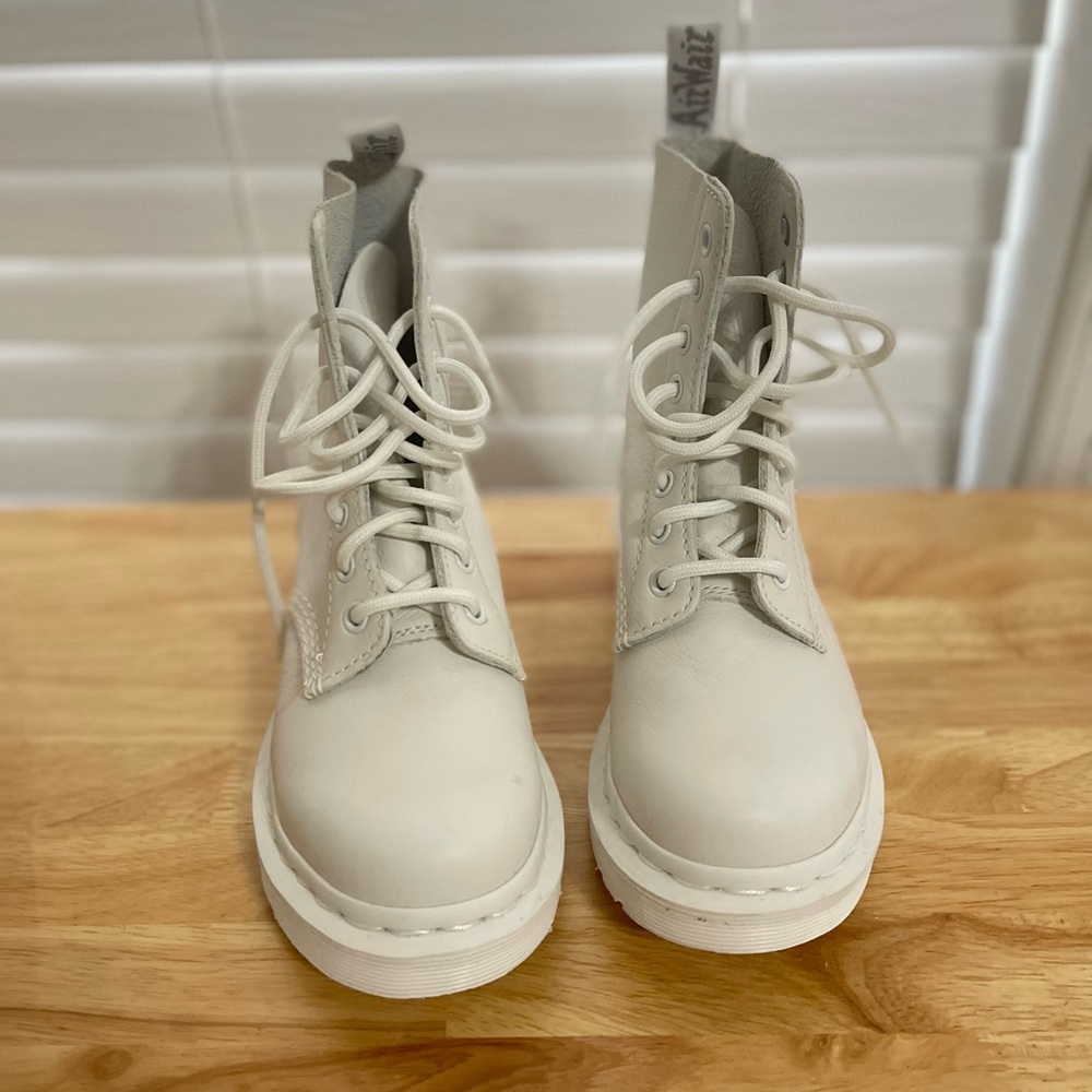 Dr. Martens white leather pascal 1460 - Picture 6 of 9